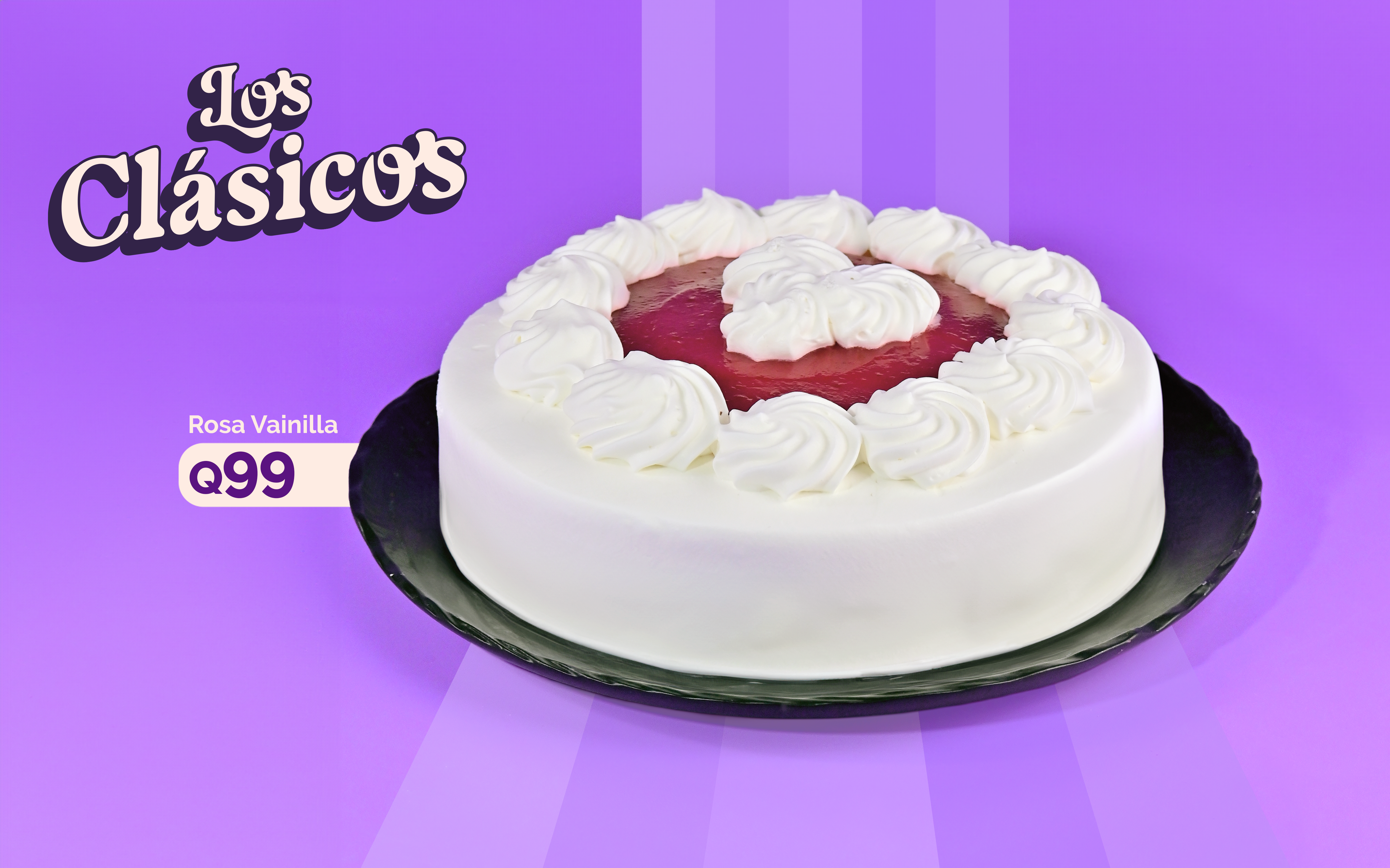 Pastel Rosa Vainilla